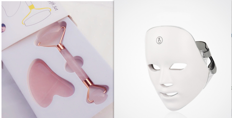 Mascarilla facial de terapia LED para el rejuvenecimiento de la piel