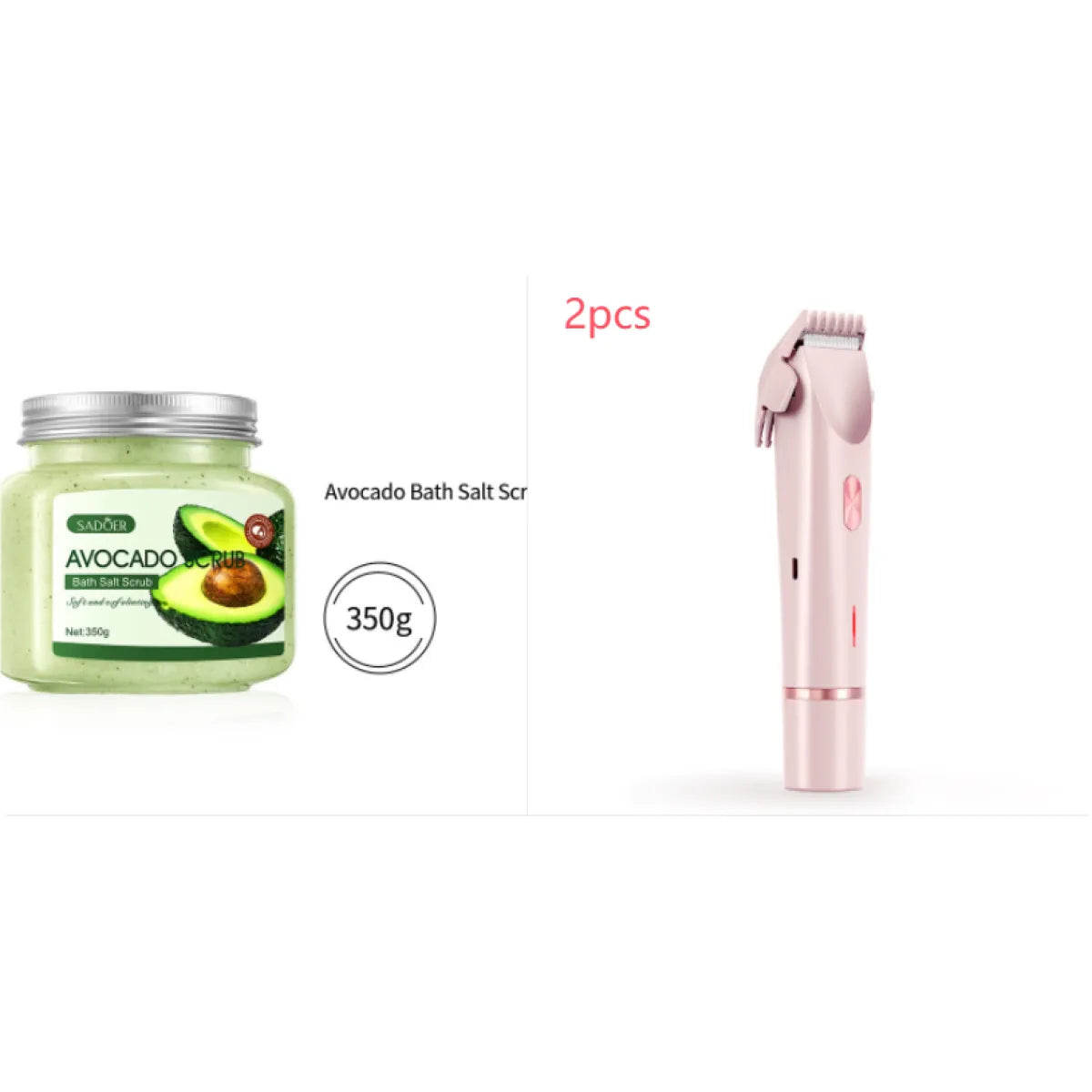 Depiladora y afeitadora dual para mujer
