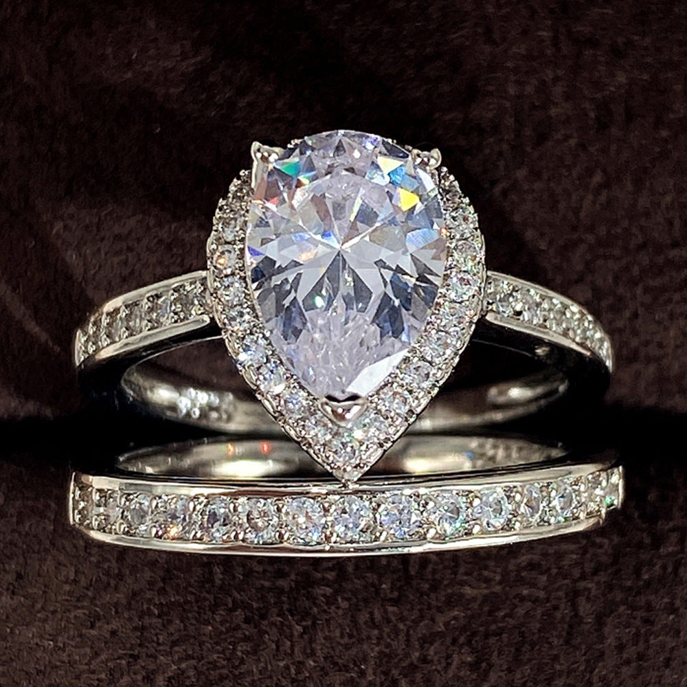 Luxury Retro Male and Female Wedding Pair Rings