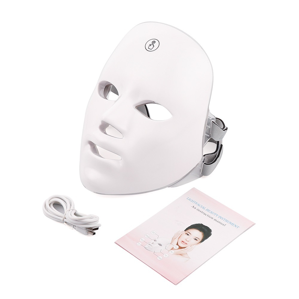 Mascarilla facial de terapia LED para el rejuvenecimiento de la piel