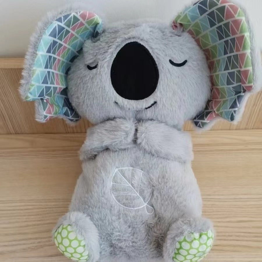Máquina de sonido Lontra Acurrúcate y Tranquiliza Juguete de peluche portátil para bebé con detalles sensoriales música luces y movimiento rítmico de respiración