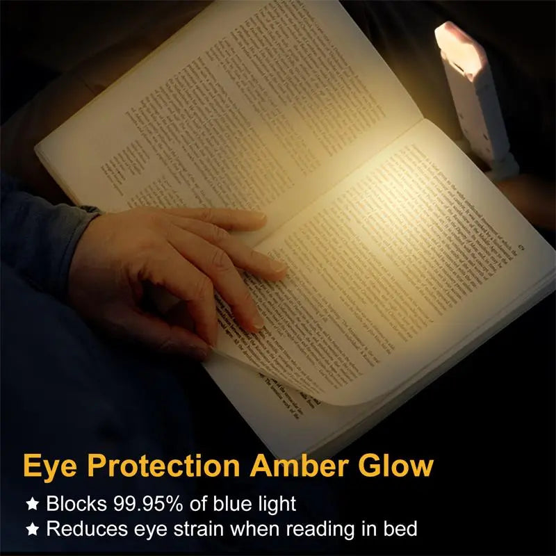 Luz de lectura LED USB recargable para protección ocular