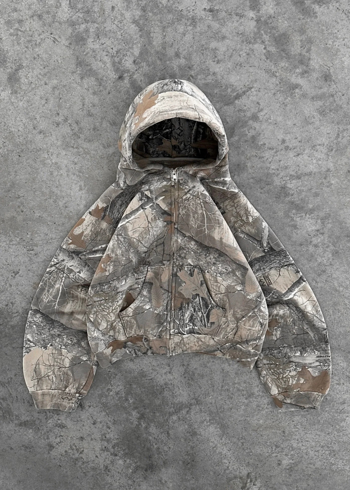 Sudadera urbana retro camuflaje