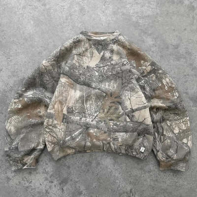 Sudadera urbana retro camuflaje