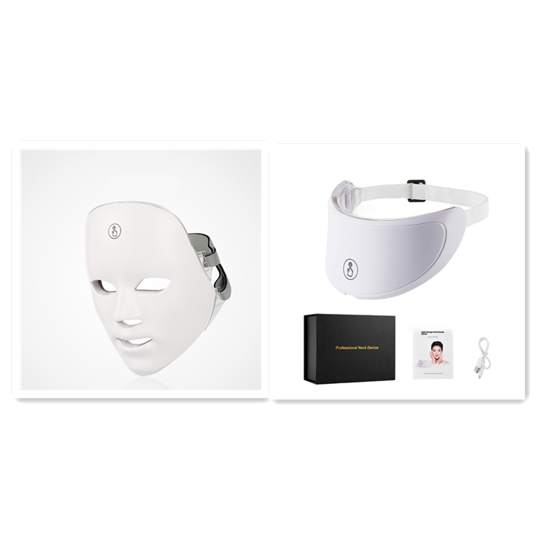 Mascarilla facial de terapia LED para el rejuvenecimiento de la piel