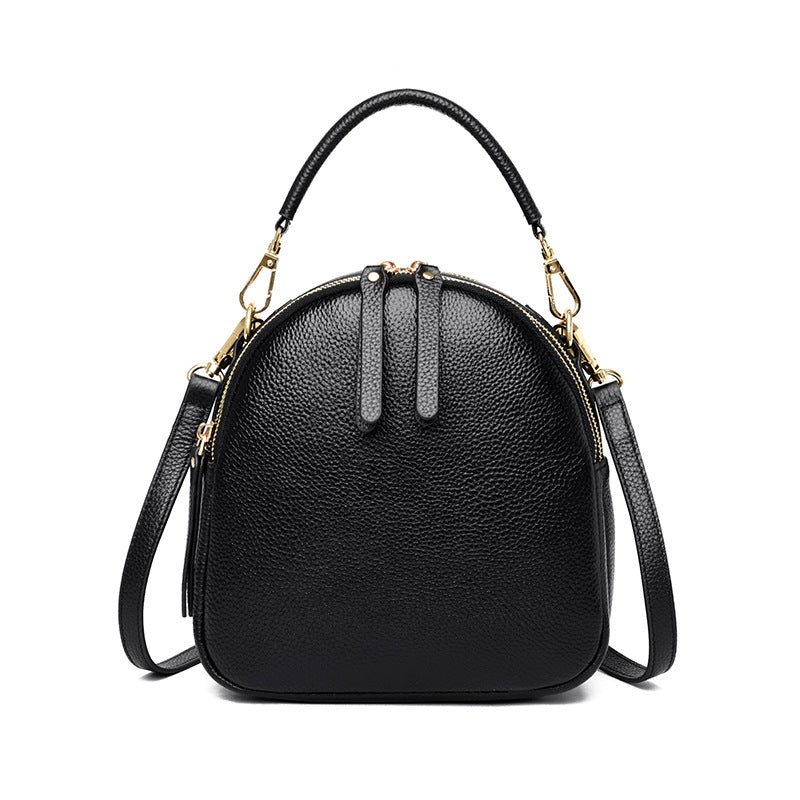 Top Layer Cowhide Single-Shoulder Leather Bag