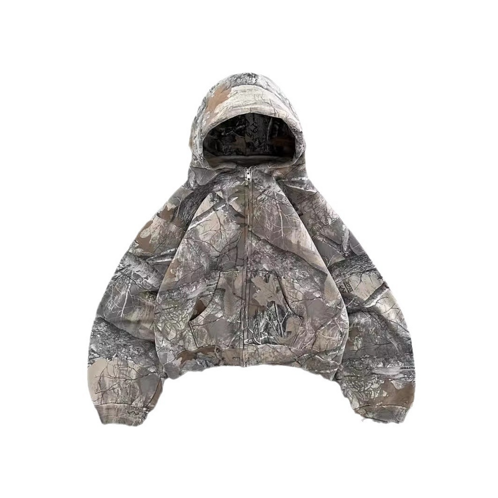 Sudadera urbana retro camuflaje