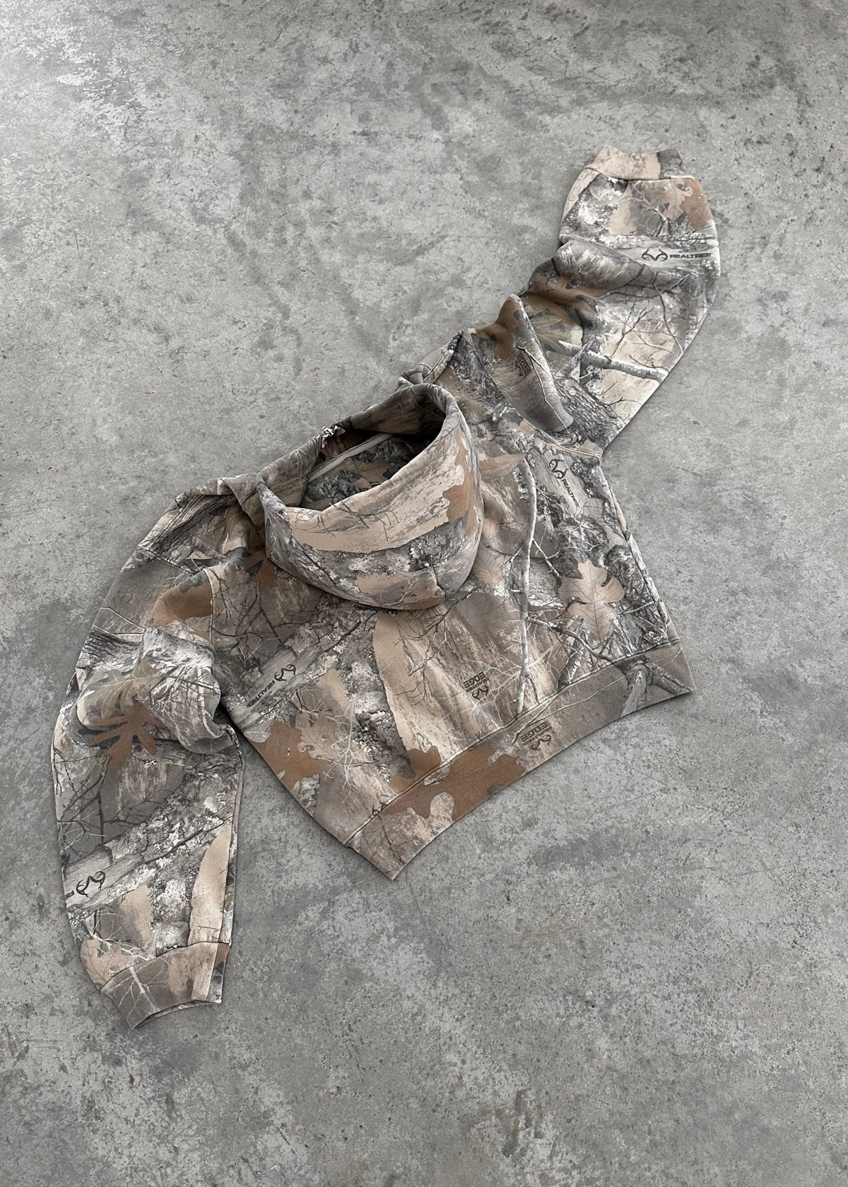 Sudadera urbana retro camuflaje
