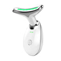 Masajeador facial de belleza, dispositivo facial de microcorriente de belleza ondulada para el acné de 7 colores, dispositivo de belleza para reafirmar la piel del rostro y cuello,