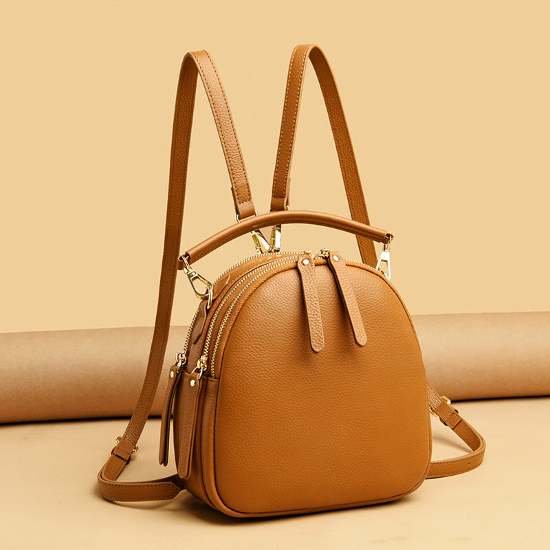 Top Layer Cowhide Single-Shoulder Leather Bag
